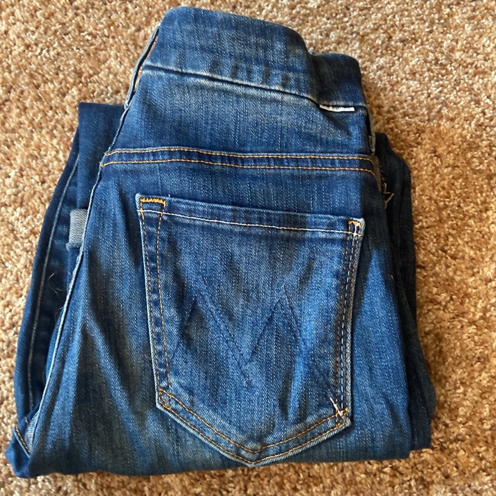 Dark high-rise mother jeans - Picture 8 of 8